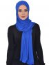 Sofia - Blau Baumwolle Praktisch Hijab