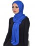 Sofia - Blau Baumwolle Praktisch Hijab
