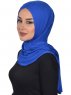 Sofia - Blau Baumwolle Praktisch Hijab