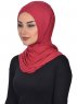 Sofia - Bordeaux Baumwolle Praktisch Hijab