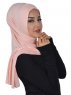 Sofia - Altrosa Baumwolle Praktisch Hijab