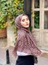 Suha - Braun Leopard Gemustert Baumwolle Hijab