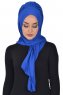 Tamara - Blau Baumwolle Praktisch Hijab