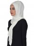 Tamara - Creme Baumwolle Praktisch Hijab