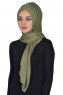 Tamara - Khaki Baumwolle Praktisch Hijab