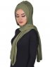Tamara - Khaki Baumwolle Praktisch Hijab
