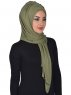 Tamara - Khaki Baumwolle Praktisch Hijab
