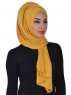 Tamara - Senf Baumwolle Praktisch Hijab