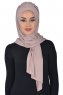 Tamara - Taupe Baumwolle Praktisch Hijab