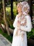 Ulima - Braun Gemustertes Hijab - Sal Evi