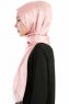 Verda Gammelrosa Satin Hijab Sjal Madame Polo 130015-3