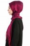 Verda Lila Satin Hijab Sjal Madame Polo 130014-3