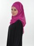 Viola Fuschia Chiffon Hijab Ayse Turban 325504b
