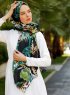 Yamileth - Grün Gemustertes Hijab - Sal Evi
