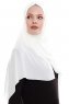 Yara - Creme Praktisch Fertig Crepe Hijab