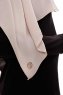 Yara - Helltaupe Praktisch Fertig Crepe Hijab