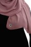 Yara - Rose Pink Praktisch Fertig Crepe Hijab