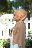 Zahra - Beige Krepp Hijab - Mirach