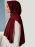 Zahra Bordeaux Crepe Hijab Mirach 110026b