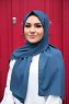 Zahra - Benzingrün Krepp Hijab - Mirach