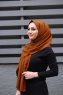 Zahra - Terracotta Krepp Hijab - Mirach