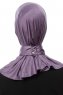 Zeliha - Lila Praktisch Viscose Hijab