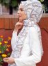 Zuleika - Braun Gemustertes Hijab - Sal Evi