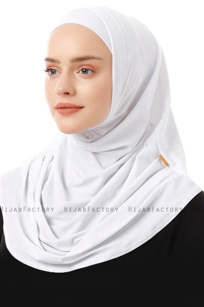 Esma - Weiß Amira Hijab - Firdevs