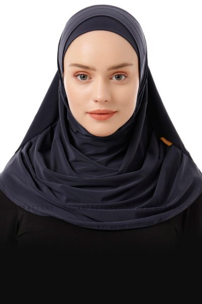 Esma - Anthrazit Amira Hijab - Firdevs