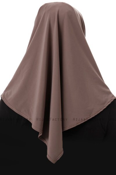 Esma - Dunkeltaupe Amira Hijab - Firdevs