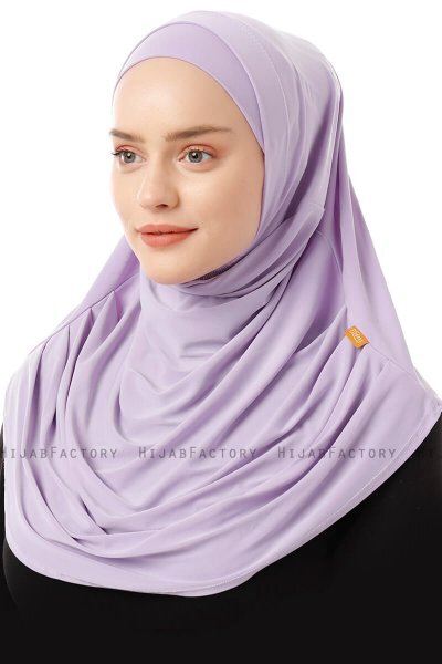 Esma - Helles Lila Amira Hijab - Firdevs