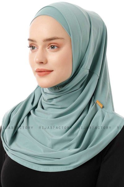 Esma - Minzgrün Amira Hijab - Firdevs