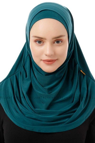 Esma - Dunkelgrün Amira Hijab - Firdevs