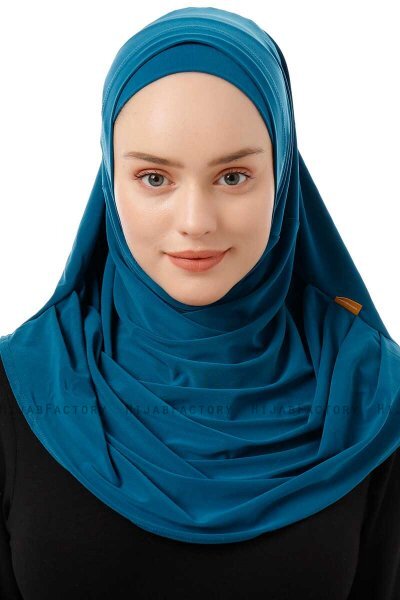 Esma - Benzingrün Amira Hijab - Firdevs