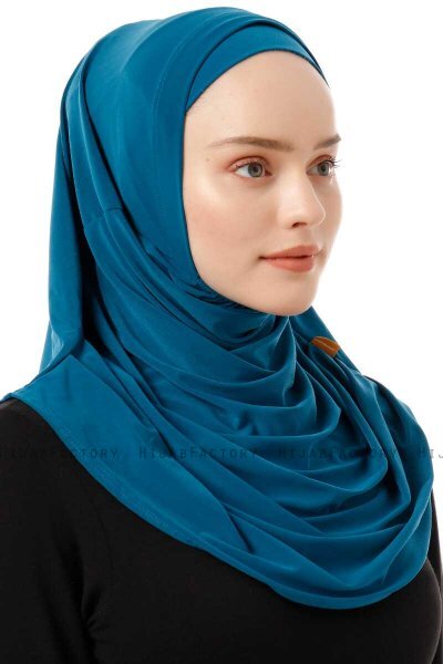 Esma - Benzingrün Amira Hijab - Firdevs