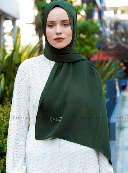 Emira - Dunkelgrün Hijab - Sal Evi