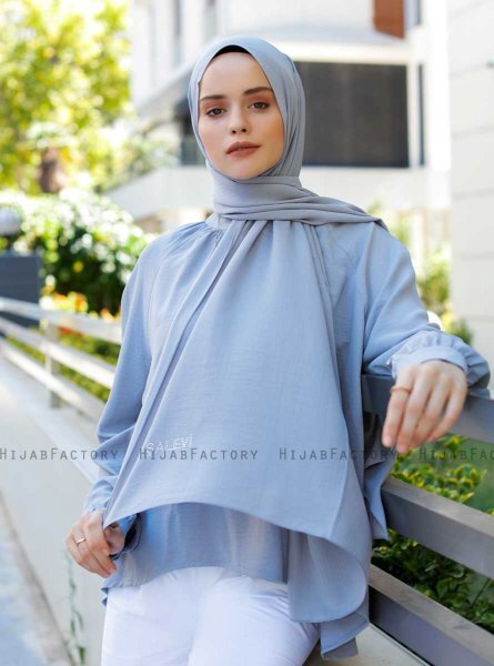 Emira - Hellgrau Hijab - Sal Evi