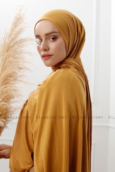 Sibel - Senf Jersey Hijab