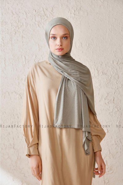 Sibel - Hellgrün Jersey Hijab