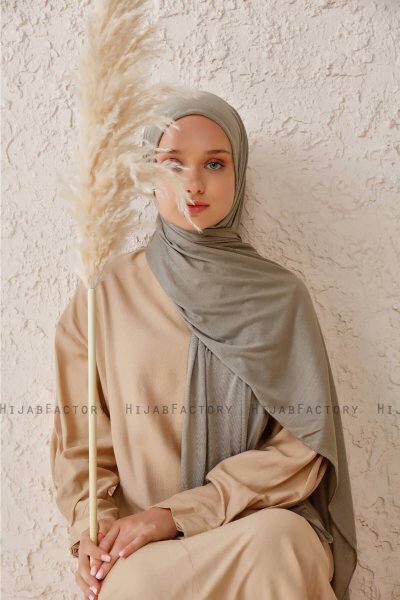 Sibel - Hellgrün Jersey Hijab