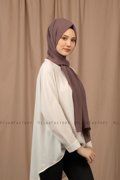 Yildiz - Dried Rose Crepe Chiffon Hijab