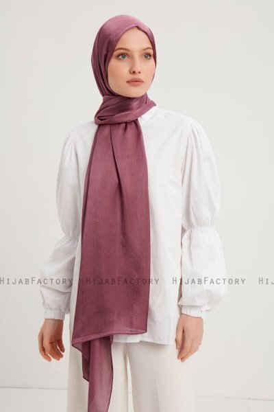 Berrak - Dunkelrosa Janjanli Hijab