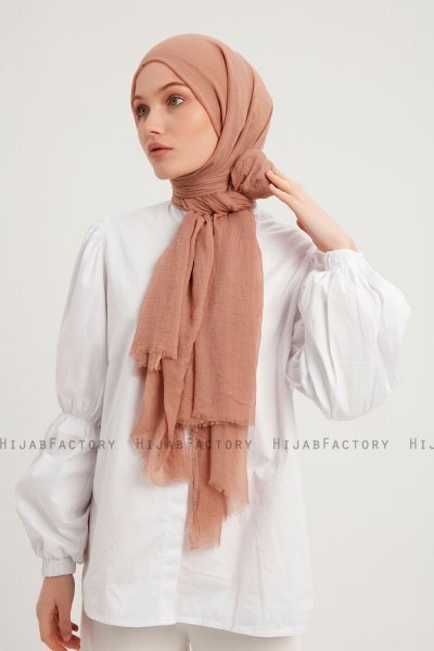 Afet - Hellbraun Comfort Hijab