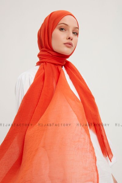 Afet - Ziegelrot Comfort Hijab