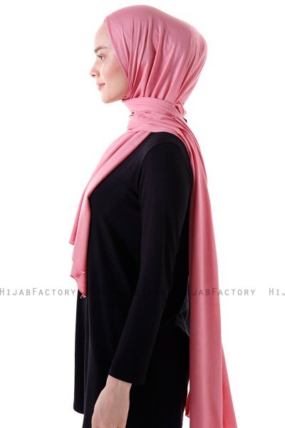 Seda - Dunkelrosa Jersey Hijab - Ecardin