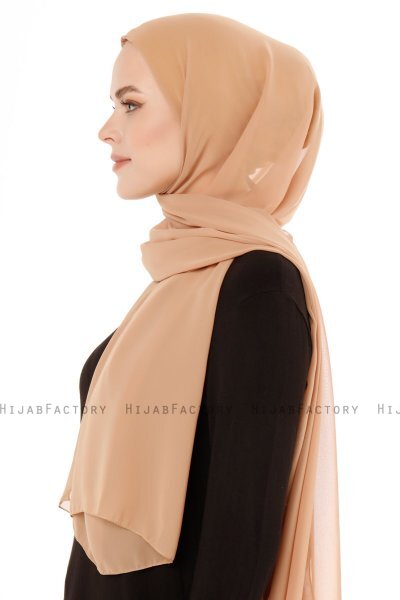 Derya - Gold Praktisch Chiffon Hijab