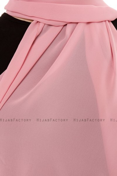 Derya - Dunkelrosa Praktisch Chiffon Hijab