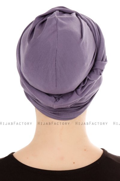 Belinay - Dunkelviolett Turban - Ecardin