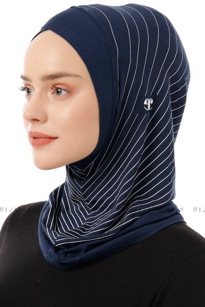 Babe Cross - Navy Blau One-Piece Al Amira Hijab