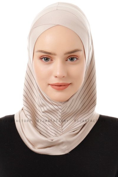 Babe Cross - Helltaupe One-Piece Al Amira Hijab